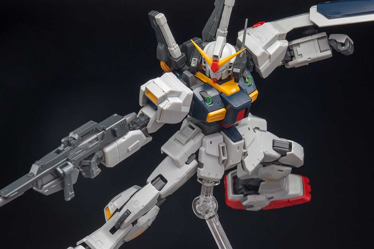 RG ガンダムマークII ロールアウト前風 塗装済 外装パーツ付属