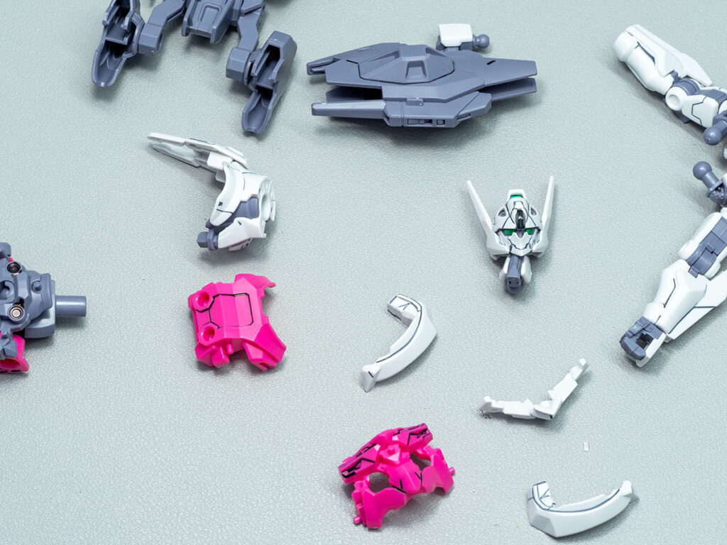 バラしたパーツ