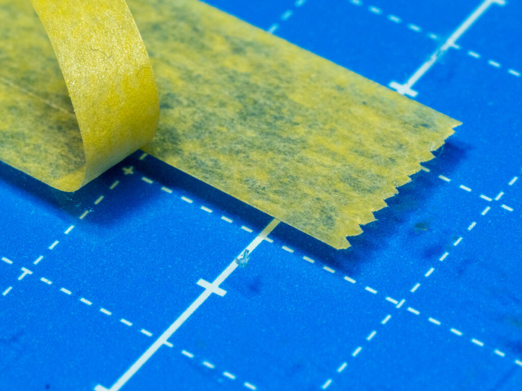 マスキングテープふちカット