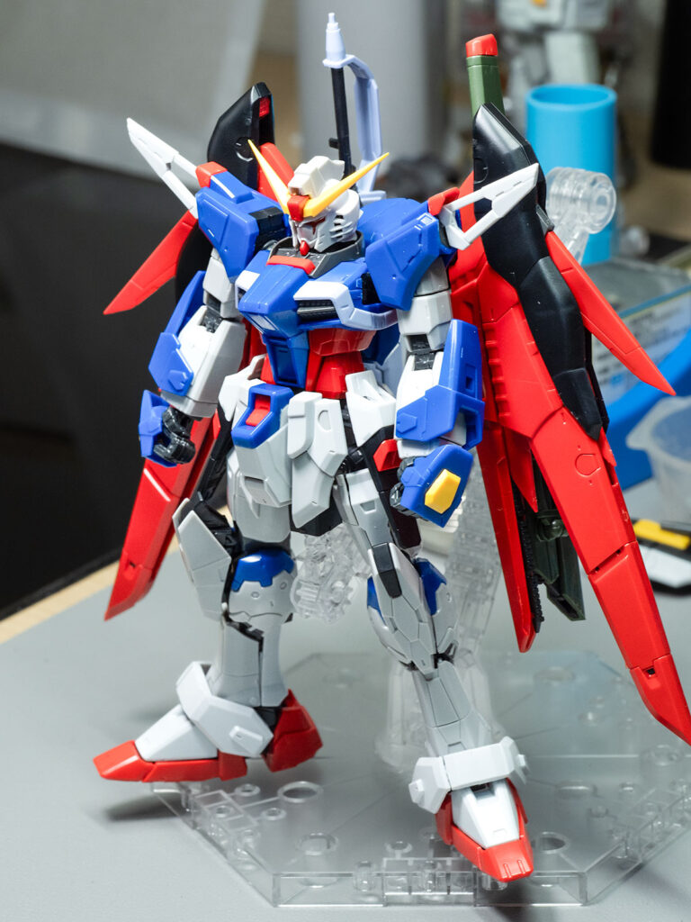 RGデスティニーガンダム机上