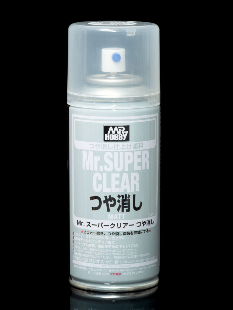 Mr.スーパークリアー つや消し B514 のスプレー缶